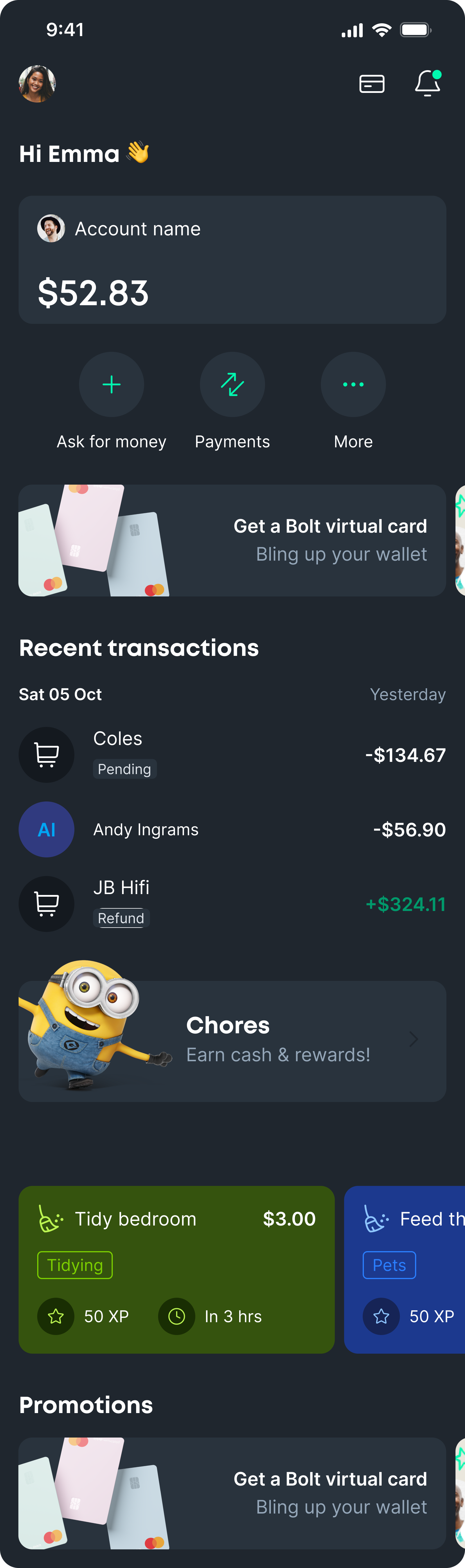 home – junior 12-18 – dark