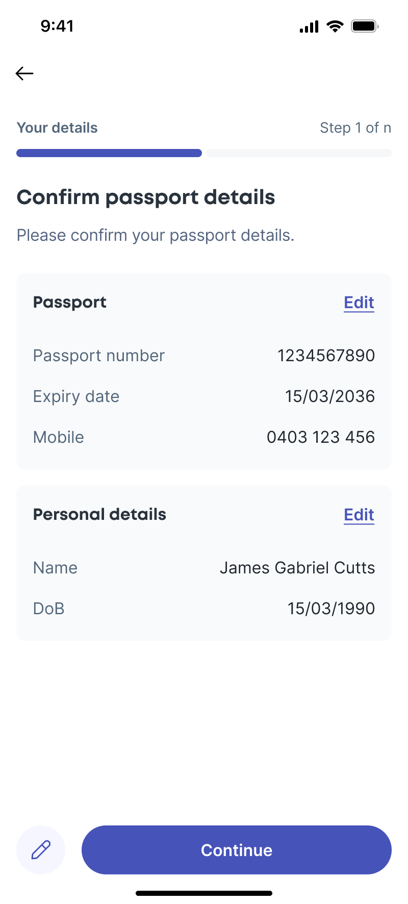 12.2.3.1 verify ID – passport