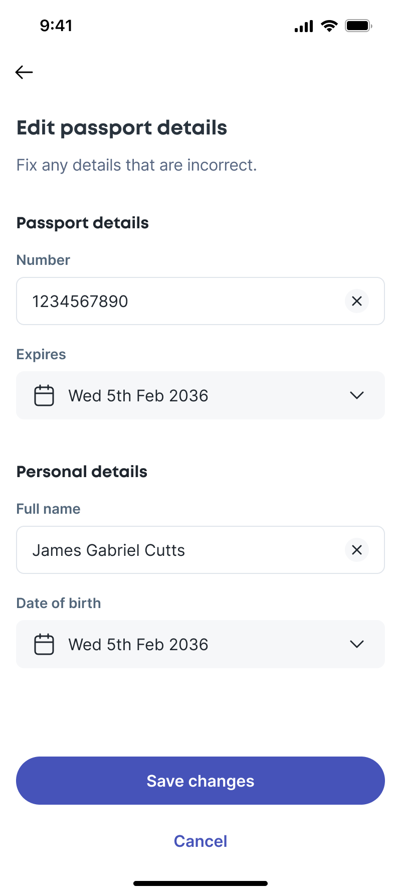 12.2.3.2 passport – edit details