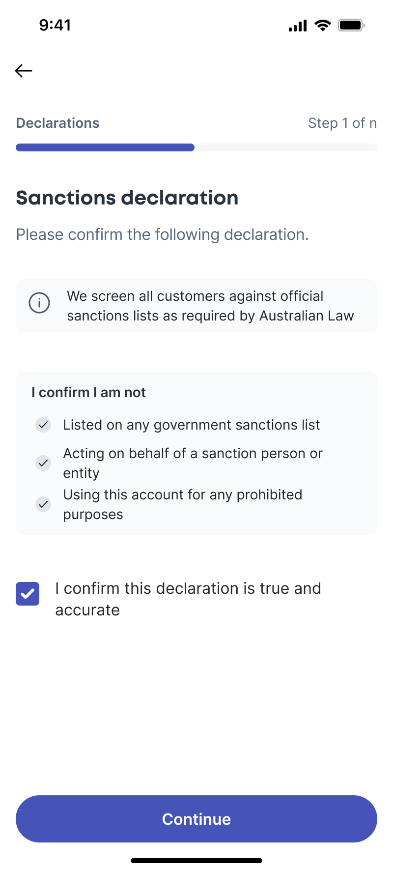 12.3.2 sanctions delcaration